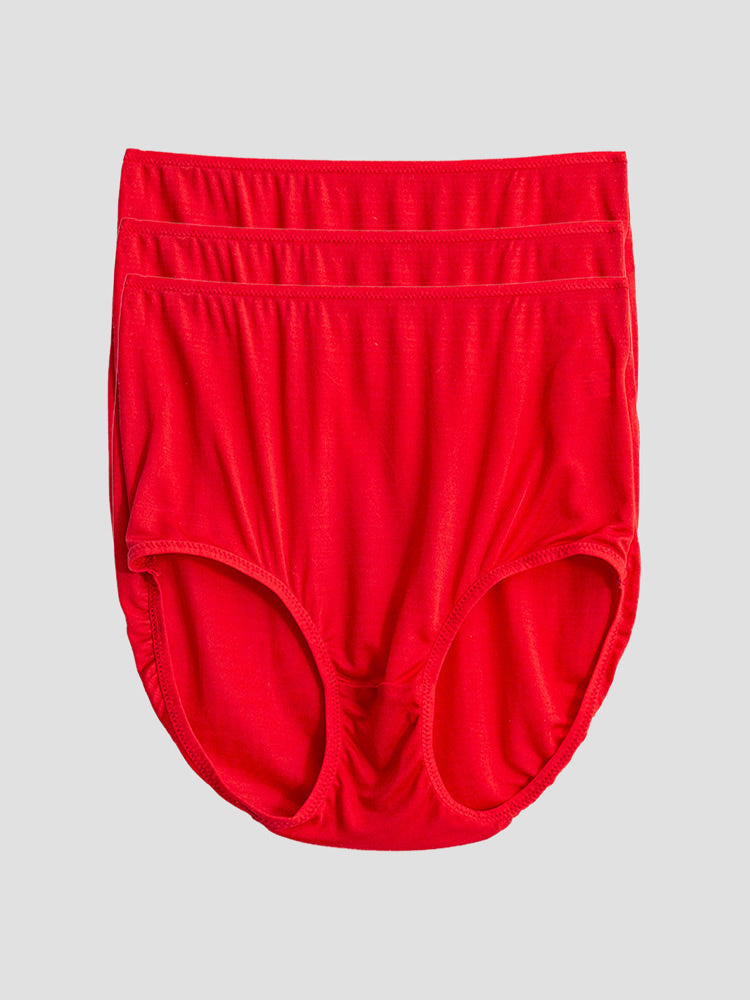 [Rouge] SilkSilky-FR Soie Tricotée Panty 003