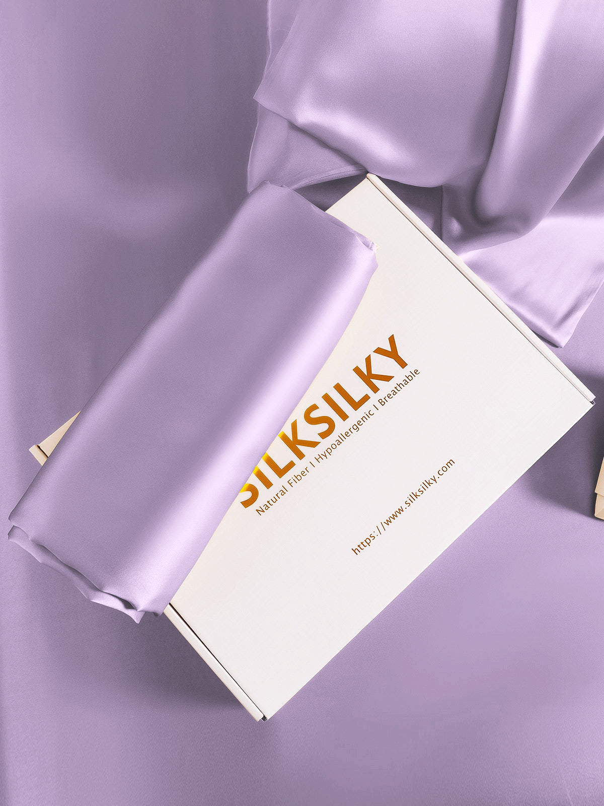 [Lavande] SilkSilky-FR 19Momme Pure Soie Pillowcase 006
