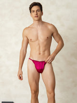 [Fuchsia] SilkSilky-FR Homme Sous-vêtements 005