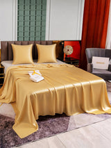 [Champagne] SilkSilky-FR Parure de Lit Soie 003