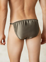 [Vert Olive] SilkSilky-FR Homme Sous-vêtements 002
