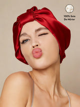[Rouge Vineux] SilkSilky-FR Bonnets de Nuit 001