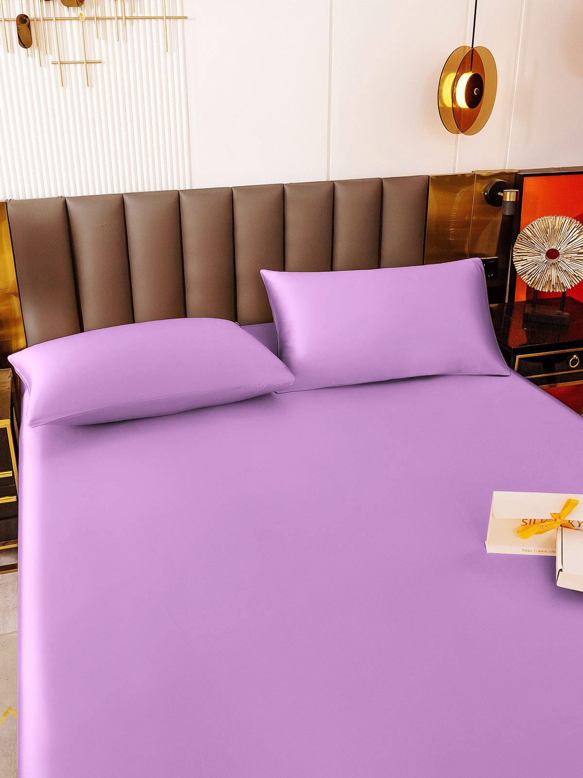 [Lavande] SilkSilky-FR 19Momme Pure Soie Bedding Set 005