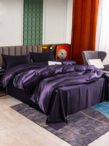 [Violet Foncé] SilkSilky-FR 25Momme Pure Soie Bedding Set 002