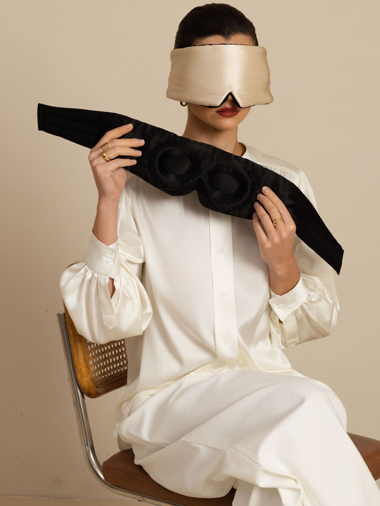 [Champagne] SilkSilky-FR Masques pour les Yeux 004