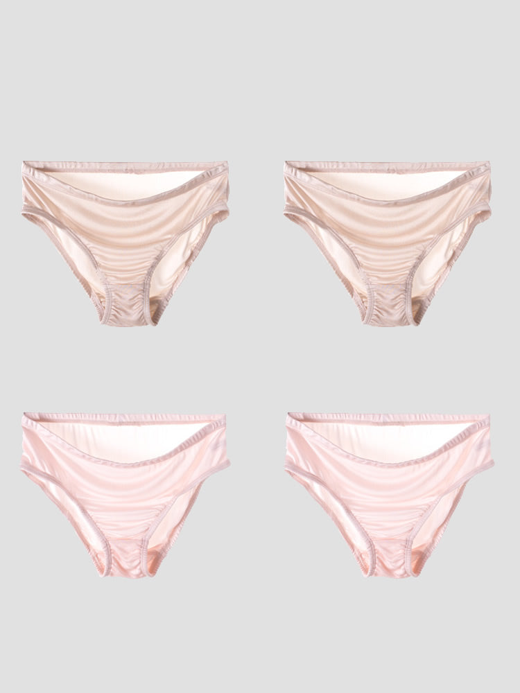 SilkSilky FR Soie Tricotée Panty Beige 012