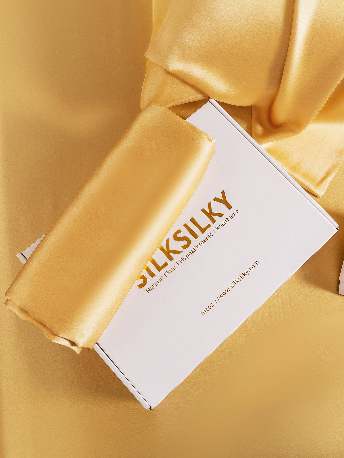 [Champagne] SilkSilky-FR 22Momme Pure Soie Pillowcase 006