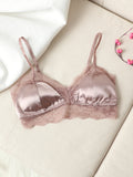 SilkSilky FR Soie Tricotée Bra MauvePâle 004