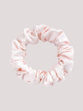 SilkSilky FR 19Momme Pure Soie Scrunchie Rose 004