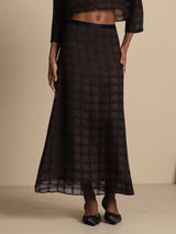 [Noir] SilkSilky-FR Skirt 003
