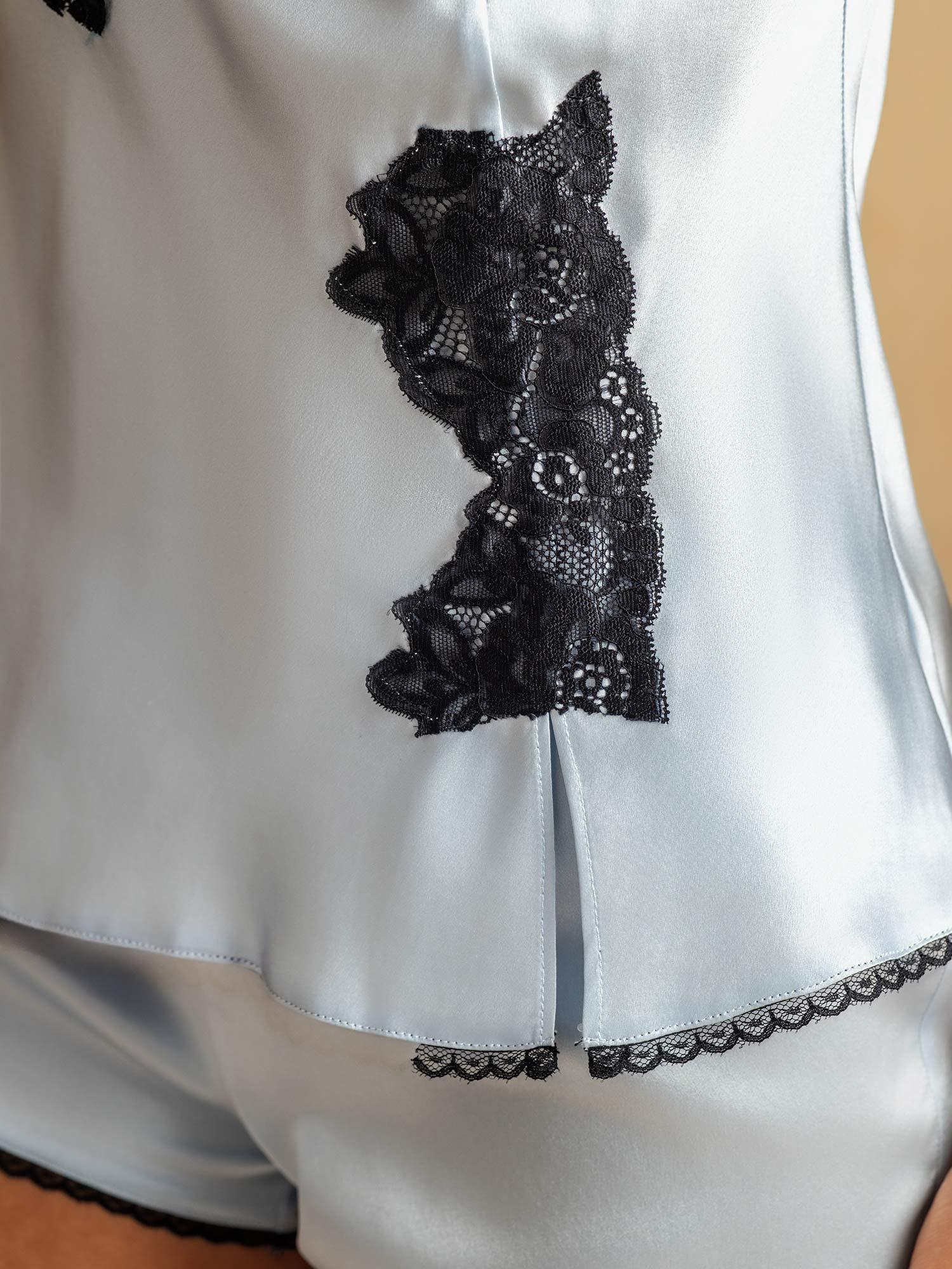 [BleuCiel] SilkSilky-FR Soie Camisole Set 005