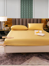 [Champagne] SilkSilky-FR 25Momme Parure de Lit Soie 006