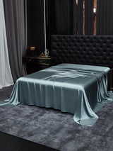 [Bleu Grisâtre] SilkSilky-FR 22Momme Draps 002