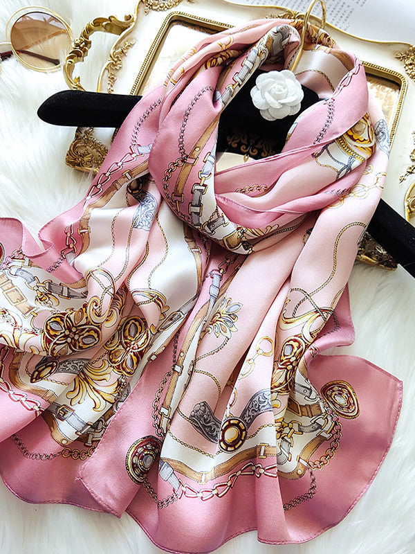 [P019] SilkSilky-FR Pure Soie Scarf 001,