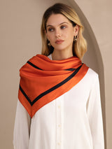 [Carré Orange] SilkSilky-FR Scarf 004