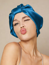 [Bleu Royal] SilkSilky-FR Bonnets de Nuit 001