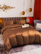[Café] SilkSilky-FR 19Momme Pure Soie Bedding Set 001