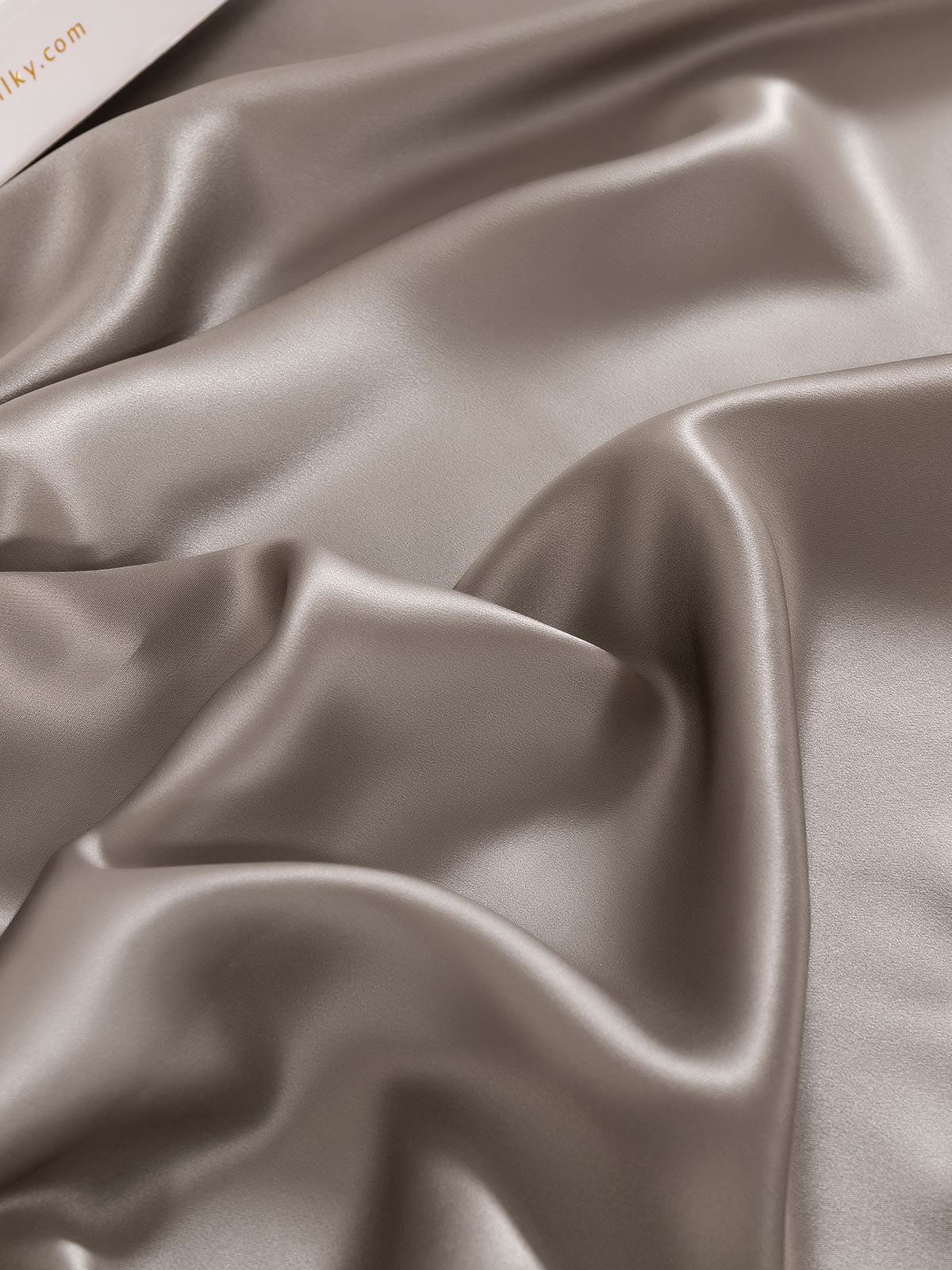 [Gris] SilkSilky-FR 25Momme Pure Soie Sheet 006