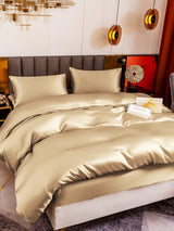 [Beige] SilkSilky-FR 19Momme Pure Soie Bedding Set 003