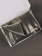 [Gris Foncé] SilkSilky-FR 30Momme Taies d'Oreiller 006