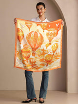 [Ballon Jaune] SilkSilky-FR Scarf 005