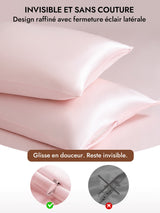 [Rose] SilkSilky-FR 30Momme Taies d'Oreiller 006