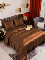 [Café] SilkSilky-FR Parure de Lit Soie 001