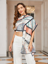 [P030] SilkSilky-FR Pure Soie Scarf 004,