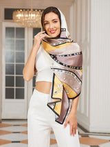 [P029] SilkSilky-FR Pure Soie Scarf 004,