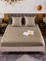 [Kaki] SilkSilky-FR Parure de Lit Soie 002