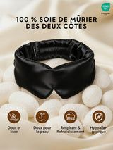 [Noir] SilkSilky-FR Masques pour les Yeux 002