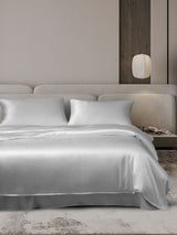 [Argent] SilkSilky-FR 19Momme Parure de Lit Soie 001