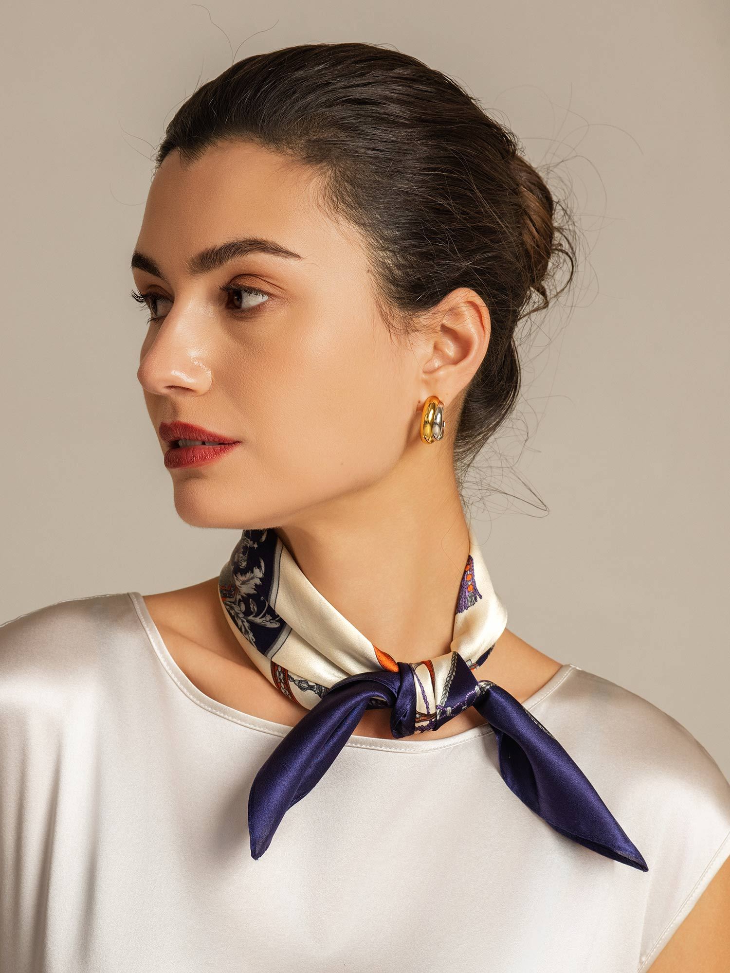 [P097] SilkSilky-FR Soie Scarf 004,