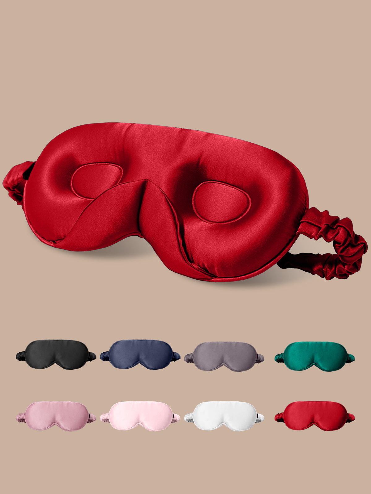 [Rouge Vineux] SilkSilky-FR Soie Eye Mask 001