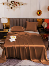 [Café] SilkSilky-FR Parure de Lit Soie 002