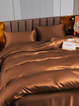 [Café] SilkSilky-FR 22Momme Parure de Lit Soie 003