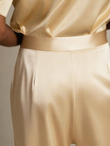 [Champagne] SilkSilky-FR 19Momme Femme Pantalons 005