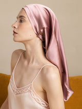 [Mauve Pâle] SilkSilky-FR Bonnets de Nuit 001