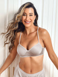 SilkSilky FR Soie Tricotée Bra Gris 004