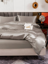 [Gris] SilkSilky-FR 19Momme Pure Soie Bedding Set 006