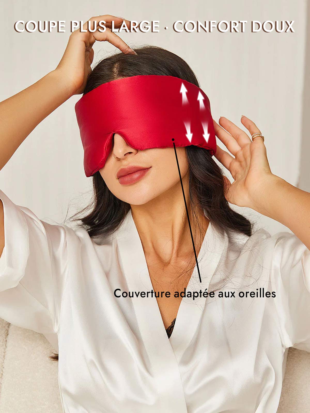 [Rouge Vineux] SilkSilky-FR 19Momme Pure Silk Eye Mask 005