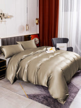 [Kaki] SilkSilky-FR 19Momme Parure de Lit Soie 003