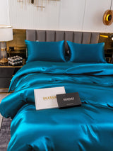 [Bleu Royal] SilkSilky-FR 19Momme Pure Soie Bedding Set 005