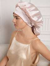 [Mauve Pâle] SilkSilky-FR Bonnets de Nuit 008