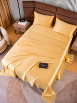 [Champagne] SilkSilky-FR 22Momme Pure Soie Bedding Set 005,