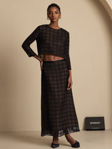 [Noir] SilkSilky-FR Skirt 006