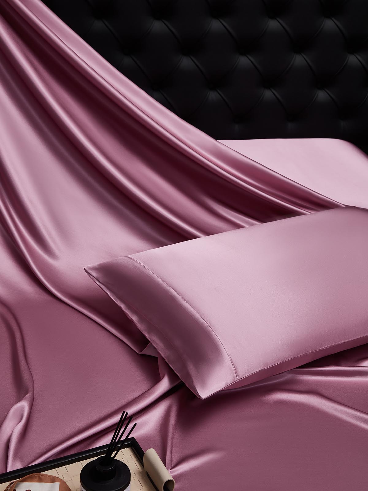 [Orchidée Mauve] SilkSilky-FR 22Momme Pure Soie Pillowcase 003