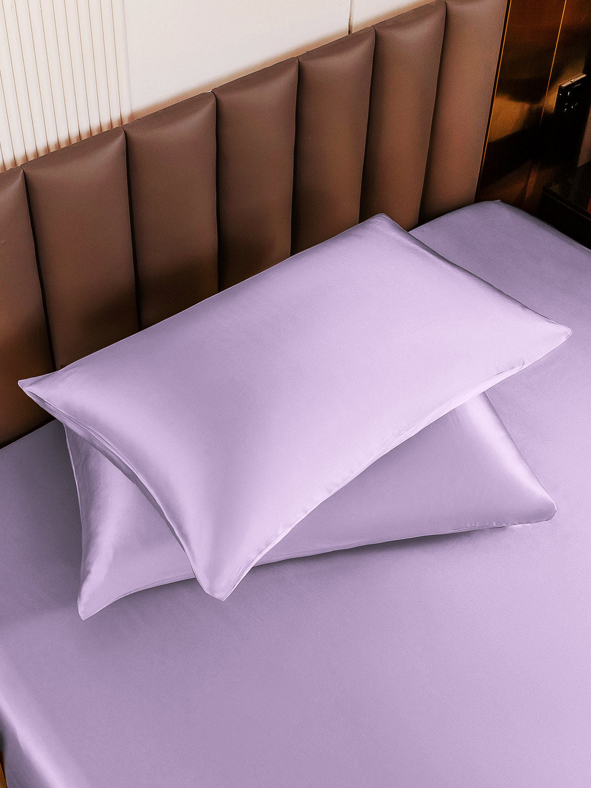 SilkSilky-FR 19Momme Pure Soie Pillowcase Lavande 004