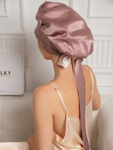 [Mauve Pâle] SilkSilky-FR Bonnets de Nuit 002