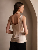 [Champagne] SilkSilky-FR Sleeveless Top À Fines Brides 002